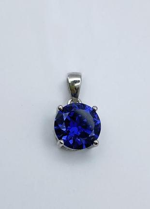 Кулон серебряный с танзанитом 1,87 г