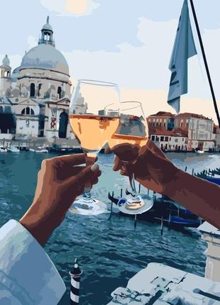 Набор для росписи свидание 40х50 см, с лаком и уровнем стратег, va-2223