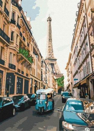 Картина по номерам туристический париж 40*50, bs52329