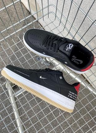 Женские кроссовки nike air force 1 starfish black 36-37-38-39-41
