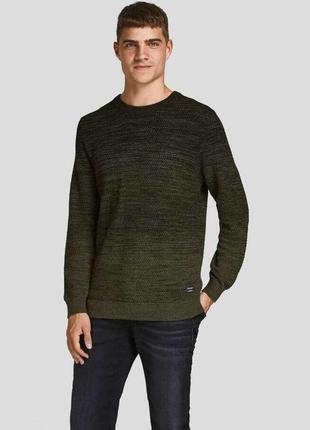 Светер jack&jones thomas knit crew green