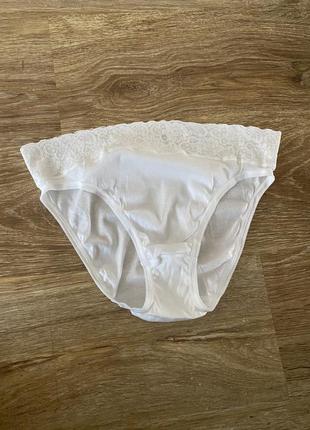 Шикарні, базові, котонові, трусики, білого кольору, від дорогого бренду: calida switzerland 🇨🇭👌