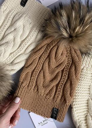 Шапка шарф снуд