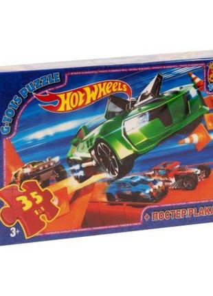 Пазлы из серии "hot wheels", 35 пазлов, размер полотна 21*30см, fw700