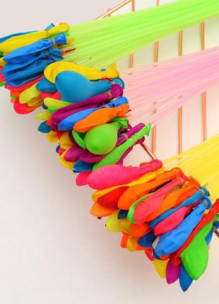 Набір кольорових кульок happy baby balloons для гри у водяні бомбочки (37 шт)