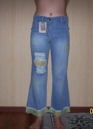 Джинсы капри   оригинал  pulerdo для девочек 6-15 лет