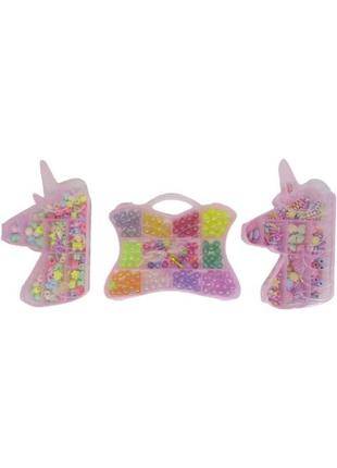 Игровой набор для творчества, плетение, бисины, 3 вида, 494-5