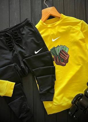 Мужской спортивный трикотажный костюм чоловічий спортивний костюм nike