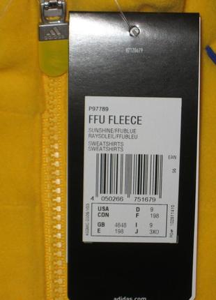 Фліска кофта світшот adidas ffu fleece7 фото