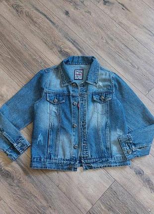 Пиджак джинсовый