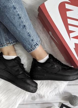 Стильные женские ядовые кроссовки nike air force 1 shadow