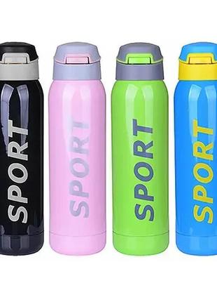 Термос-поилка "sport new", с ручкой, 500ml, mt-3455