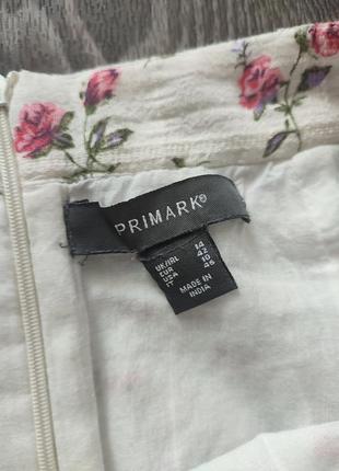 Юбка, спідниця у квітковий принт primark р.14 (42)3 фото