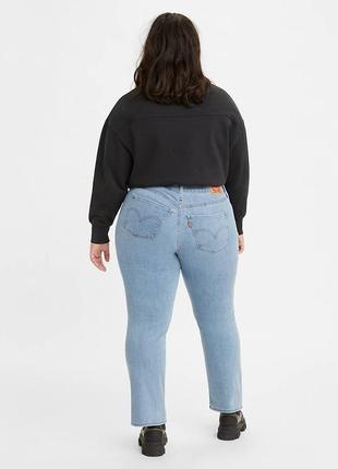 Жіночі прямі джинси levi's3 фото