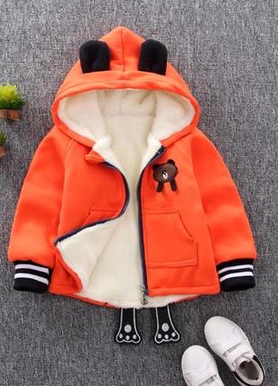 Дитяча тепла кофта на хутрі