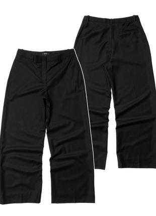 Theory wide trouser sleek flannel жіночі штани