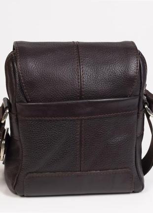 Мужская сумка кожаная коричневая eminsa 6070-12-36 фото