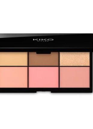 Палетка для макіяжу обличчя kiko milano smart essential face palette,