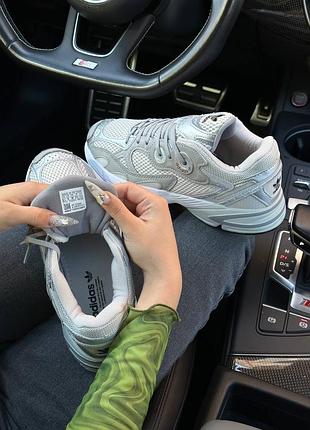 Кросівки adidas astir originals gray silver4 фото