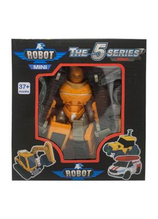 Ігровий трансформер транспорт tobot оранжевий, w339-11
