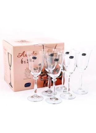 Набор бокалов для вина bohemia angella, 6 штук, 40600/250