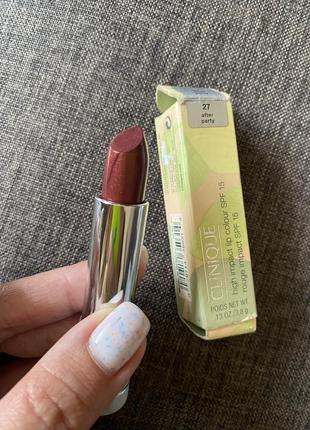 Clinique помада для губ high impact lip colour #27, оригінал.