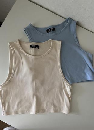 Два топа бренда bershka