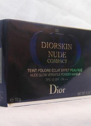 Dior diorskin nude air powder пудра для обличчя 10g 040 — miel