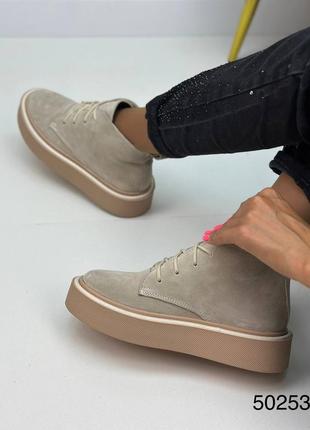 Жіночі замшеві демісезоні ботинки