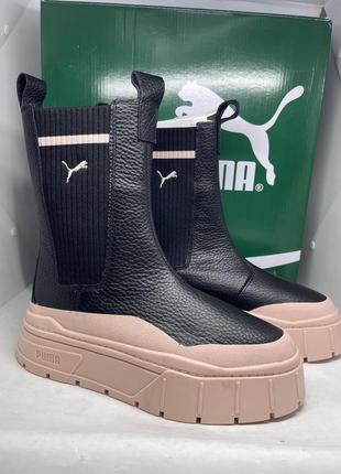 Ботинки ( оригинал) puma mayze stack casual chelsea boot black 386742-03