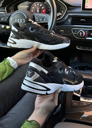 Кроссовки adidas astir originals black white5 фото