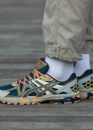 Мужские кроссовки asics gel-kahana 8 blue khaki2 фото