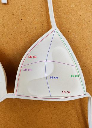 Раздельный купальник пуш ап лиф халтер треугольники на завязках primark вышивка цветы4 фото