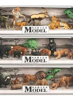Набор фигурок дикие животные, 3 вида, 8 предметов, q9899d19