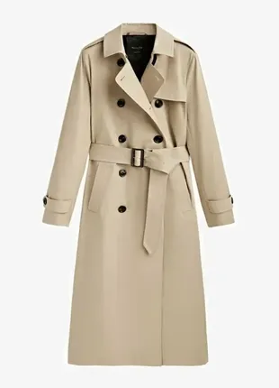 Тренч пальто massimo dutti