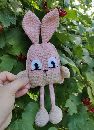 Игрушка зайчик ткань