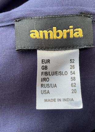 Віскозна блузка в стані нового/52/brend ambria4 фото