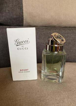 Gucci by square-frame gucci sport туалетная вода 50 мл, оригинал