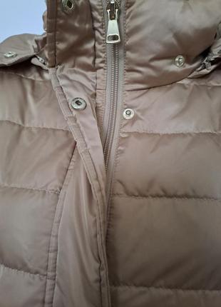 Классическое пуховое пальто куртка женская от немецкого бренда hallber!6 фото