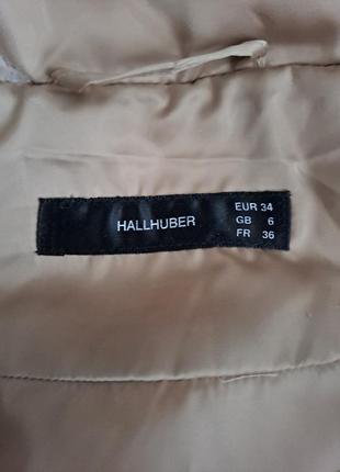 Классическое пуховое пальто куртка женская от немецкого бренда hallber!8 фото
