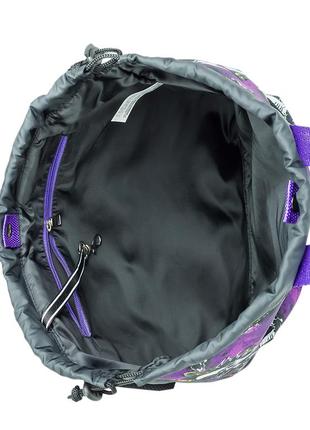 Рюкзак на утяжках, спортивний рюкзак. міський рюкзак, легкий рюкзак з принтом "черепа"4 фото