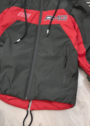 Куртка amg с красным3 фото