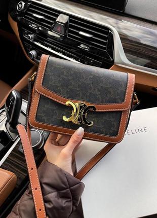 Кожаная сумка celine
