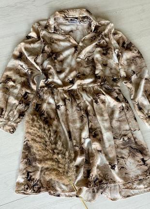 Шикарна атласна сукня оверсайз,жіноче плаття сатин vrs