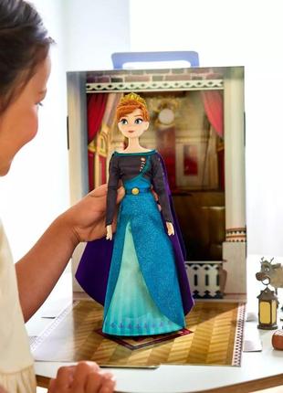 Анна холодное сердце 2023 кукла принцесса диснея disney storybook doll collection4 фото