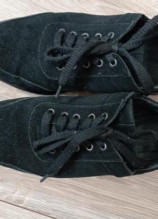 Кроссовки натуральная замша