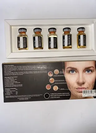 Oilex oil 24k goldzan ampoules коллагеновые ампулы с золотом египет2 фото