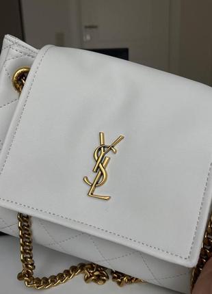 Кожаная сумка в стиле ysl4 фото