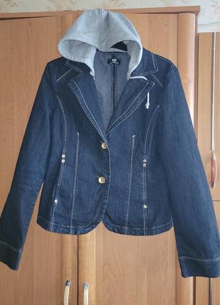 Женская джинсовая курточка 46-481 фото