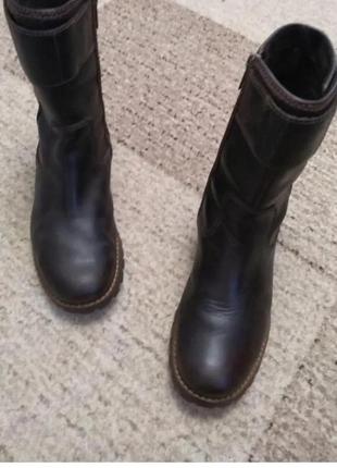 Шкіряні чоботи черевики демі timberland